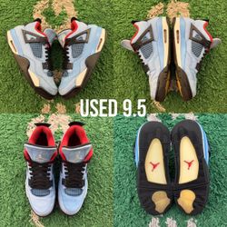 AJ4 x Travis Scott Cactus Jack Size: 9.5