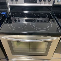 Frigidaire glasstop stainless steel stove