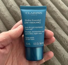 NEW CLARINS HYDRA-ESSENTIEL SILKY MOISTURIZER WITH DOUBLE HYALURONIC ACID $6!!!