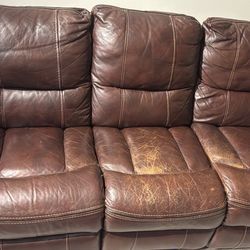 Leather Couch 