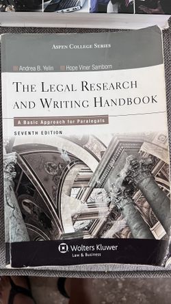The Legal Research And Writing Book Seventh Edition