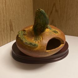 Terra Cotta Lizard Pot