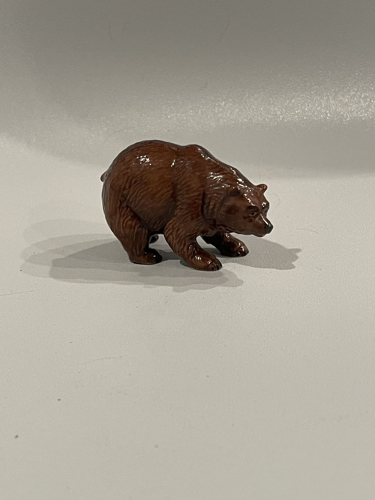 Ceramic Brown Bear Figurine 2 inches