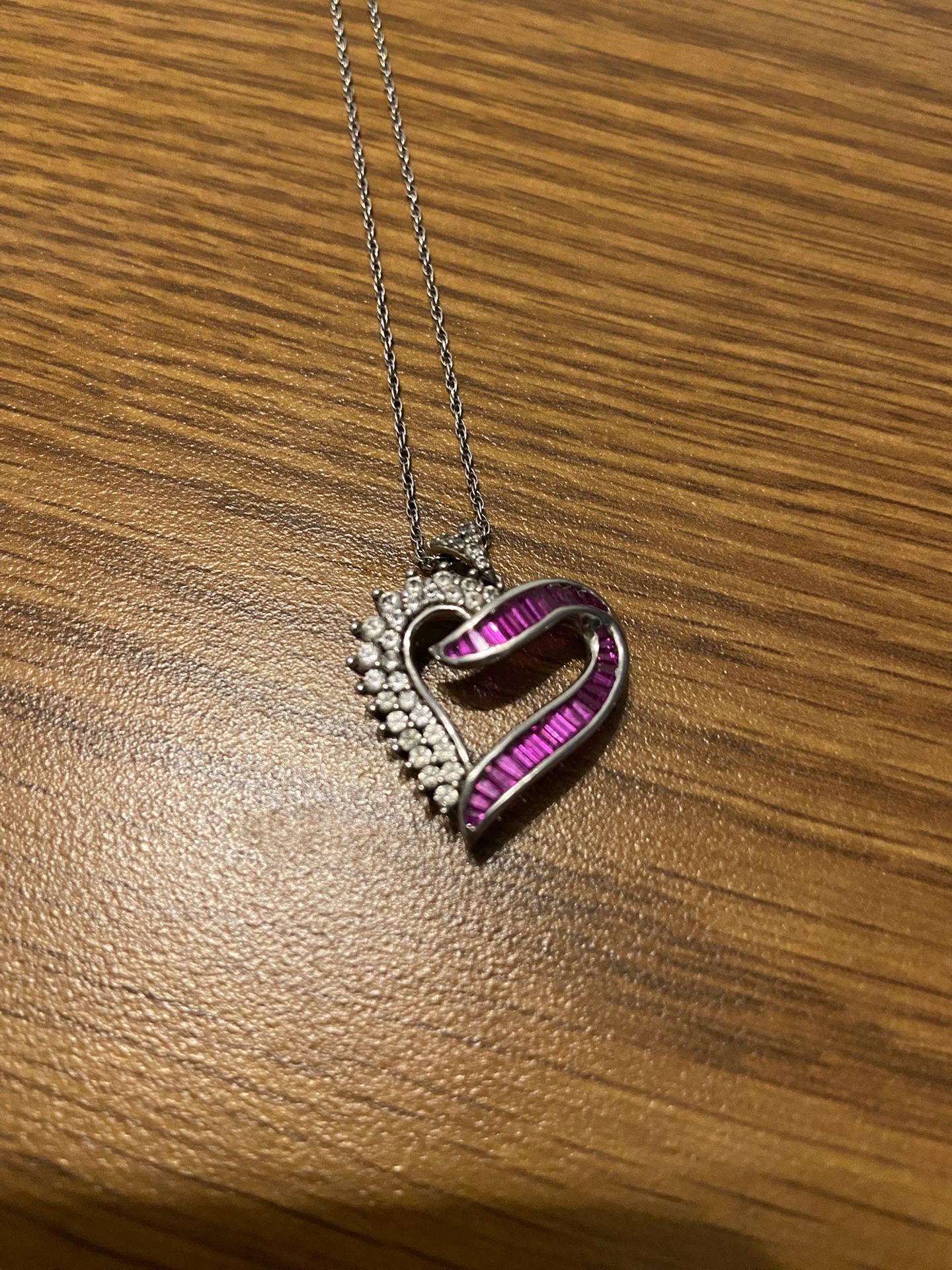 Heart Earrings And Necklace Set