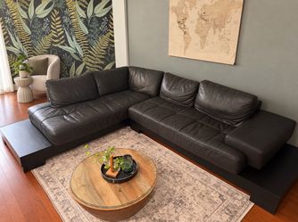 Leather Sectional Couch