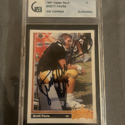 1991 Upper Deck Brett Favre Card