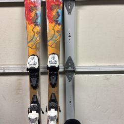 Nordica Skis 120 Cm For Kids With Bindings And Boots Size, 2, 3, 