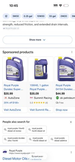 Diesel motor oil