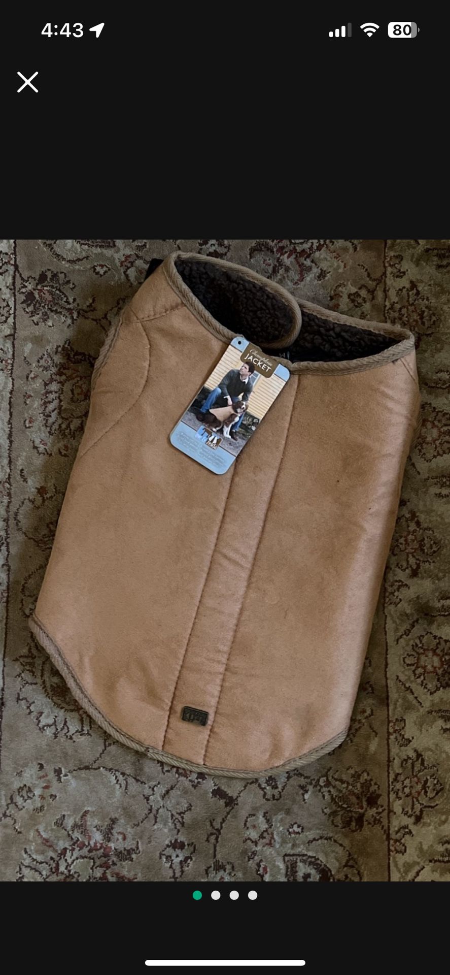 Dog Jacket Size Medium