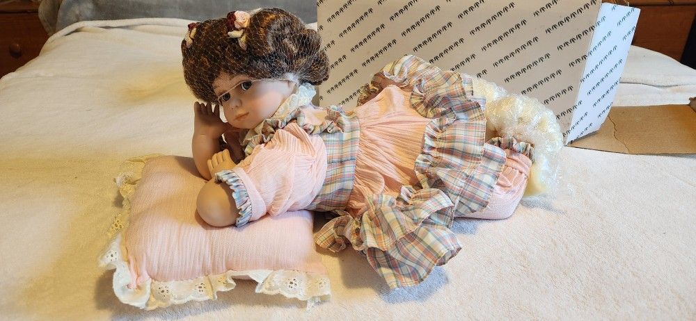 My Baby Bright Eyes Porcelain Doll