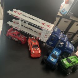 Truck With Small Cars Set