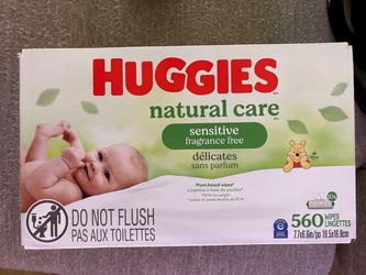 Huggies Wipes Natural Care 2 boxes available