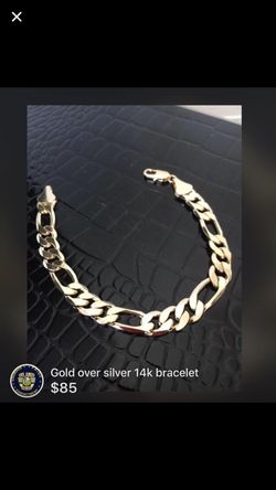 Figaro Style 14k bracelet