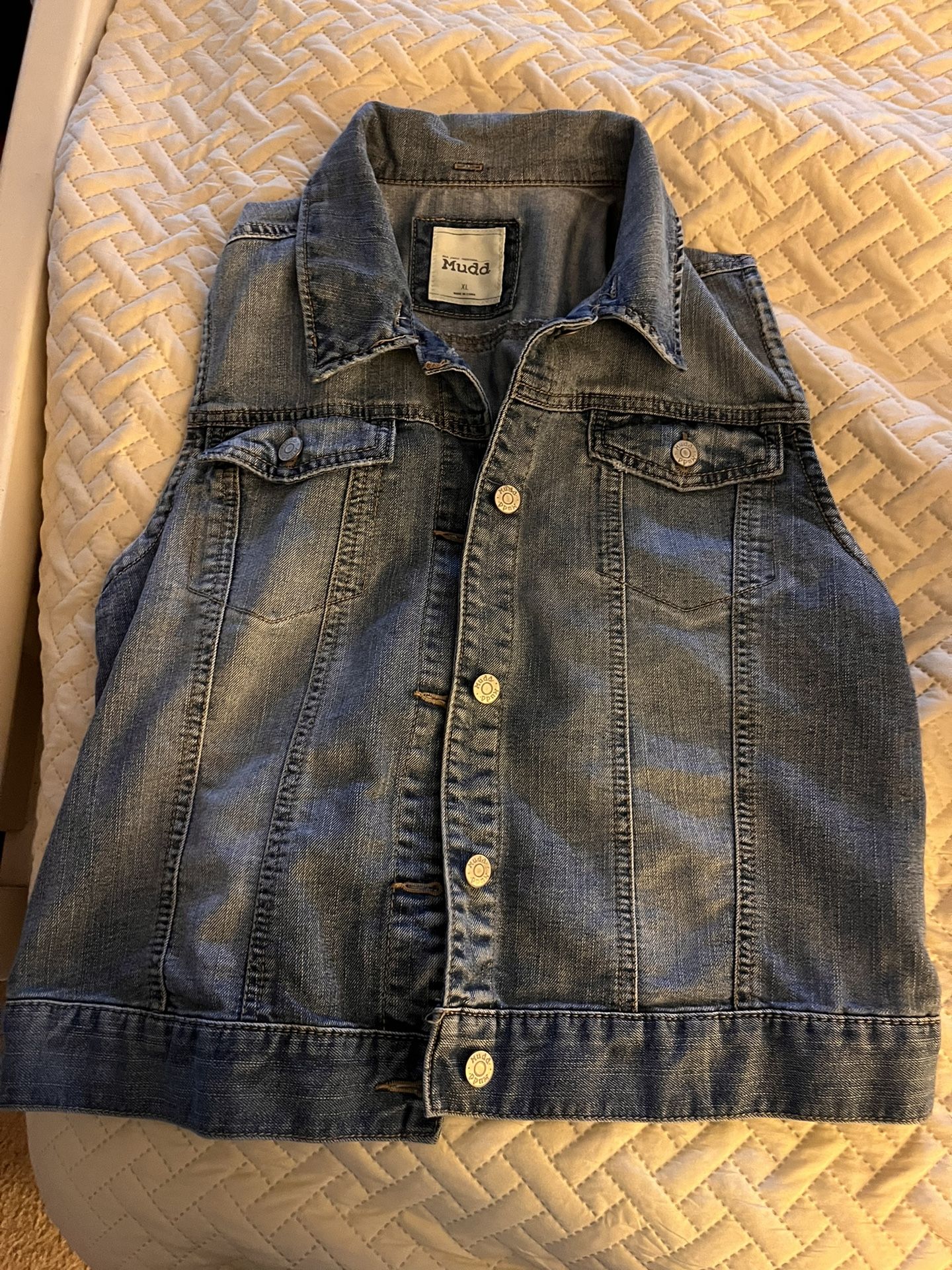 Mudd Sleeveless Jean Jacket