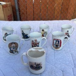 Vintage Norman Rockwell Mugs