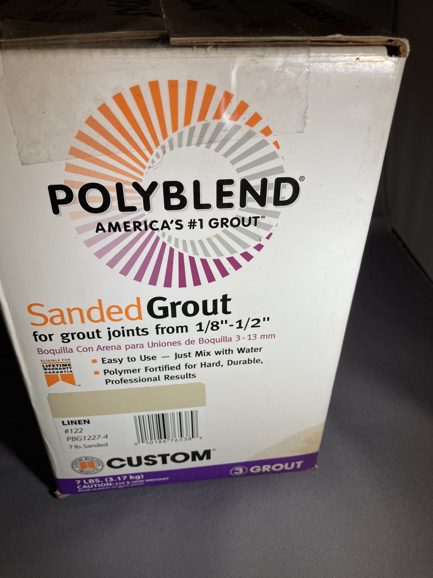 POLYBLEND SANDED GROUT -Linen Color