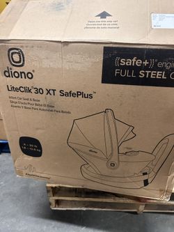 Lite Clik30 XT SafePlus Infant Car Seat and Base, Black Storm