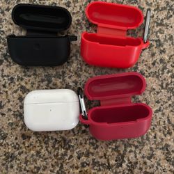 Air Pods With 3 Cases 