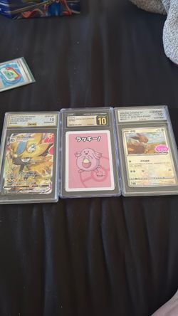 Graded Pokémon Cards Lot of 3