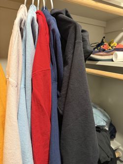 5 Plain Color Hoodies