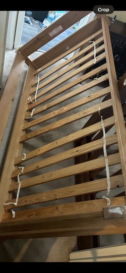 Twin Wood Bed frame 