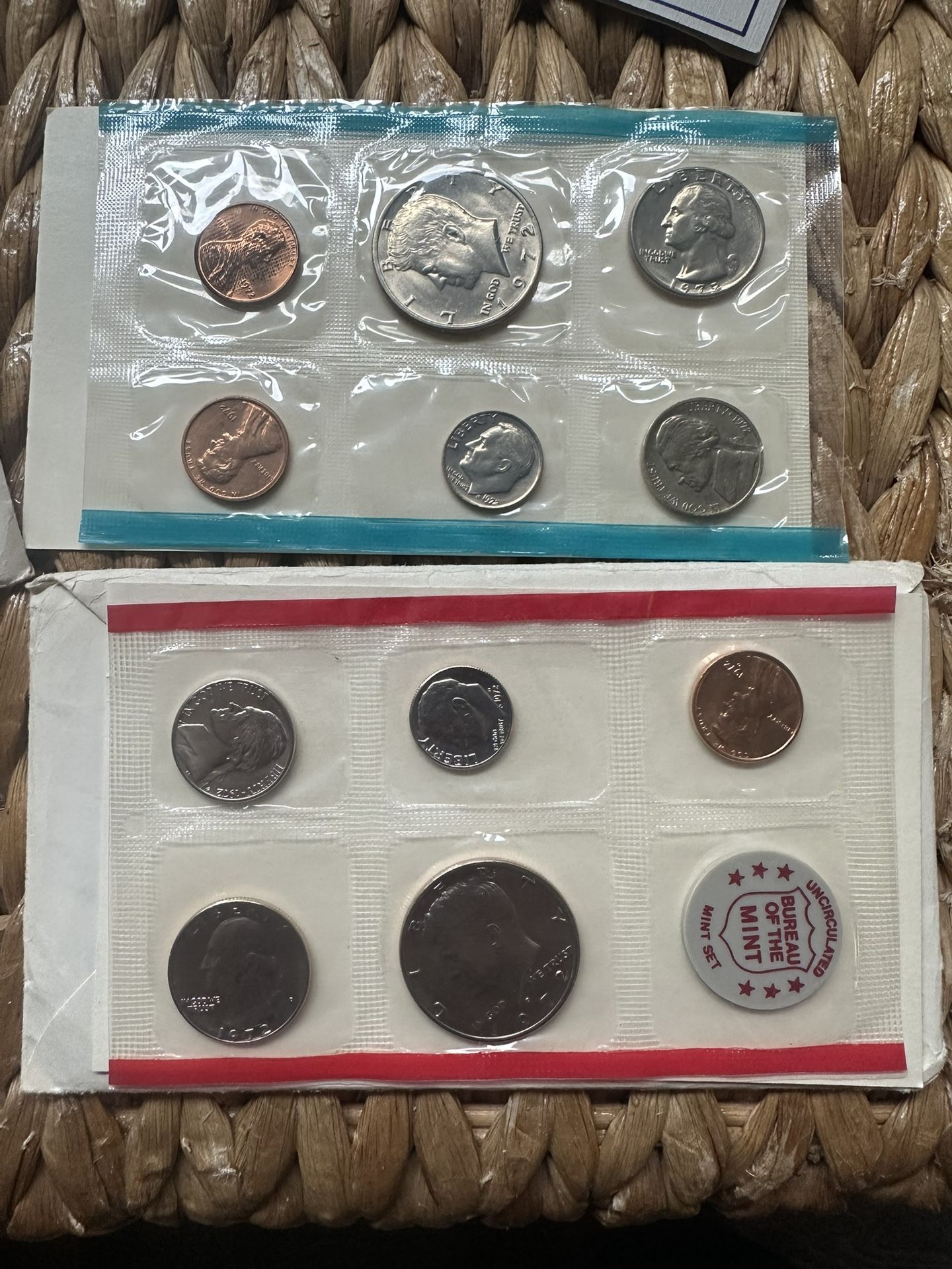 1972 U.S. Mint 11 coin Uncirculated Set