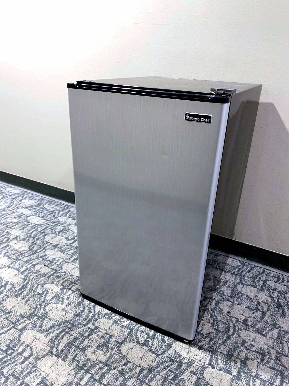 Silver Mini Fridge