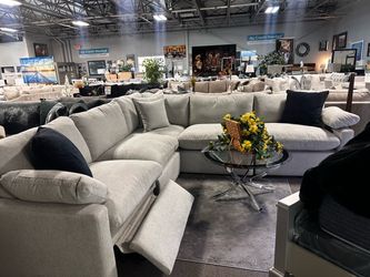 Cloud reclining sectional! 🚨🔥 Easy Financing!