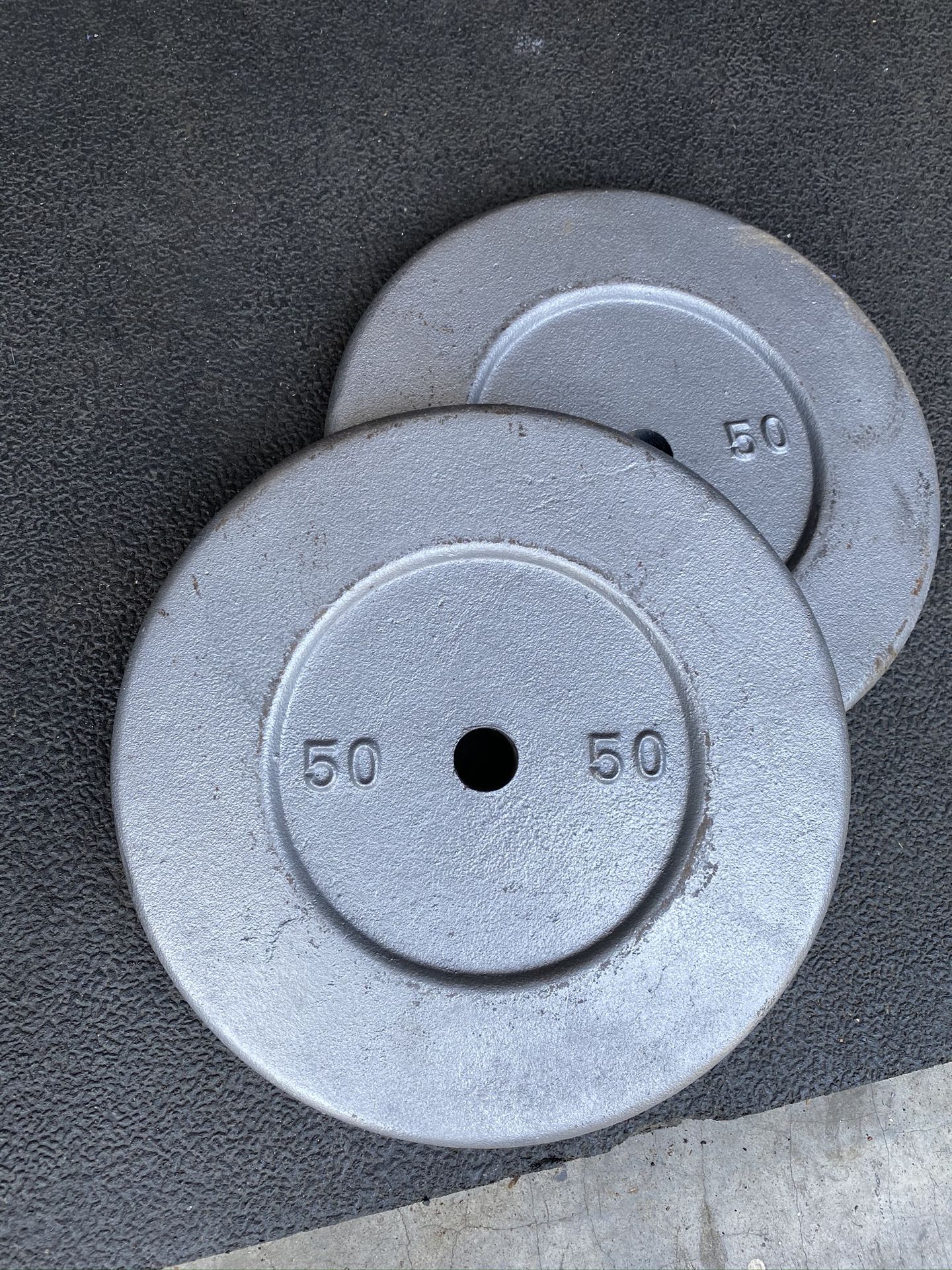 Set of 50LB standard weight