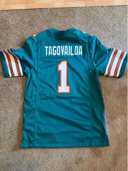 Tua Tagovailoa Miami Dolphins Nike Alternate Game Jersey - Aqua Small