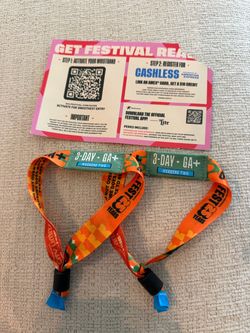 ACL Fest Wknd 2 GA+ Wristbands (2)
