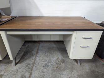 Vintage Metal Tanker Desk