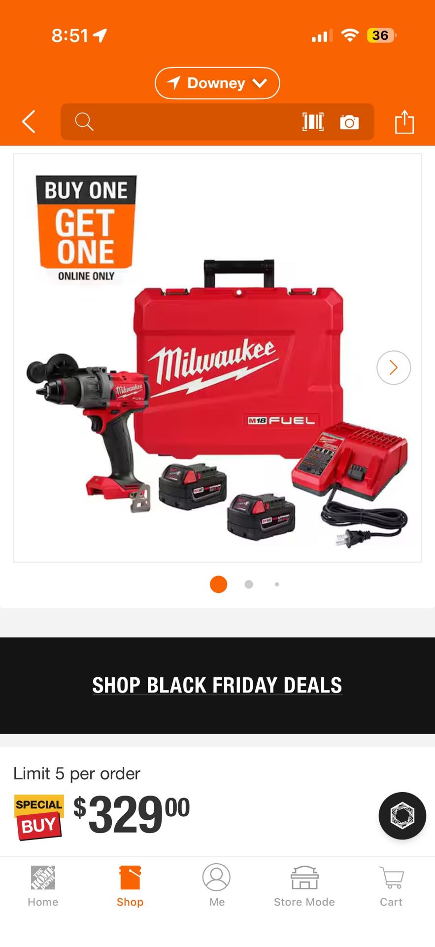 Milwaukee Fuel Drill