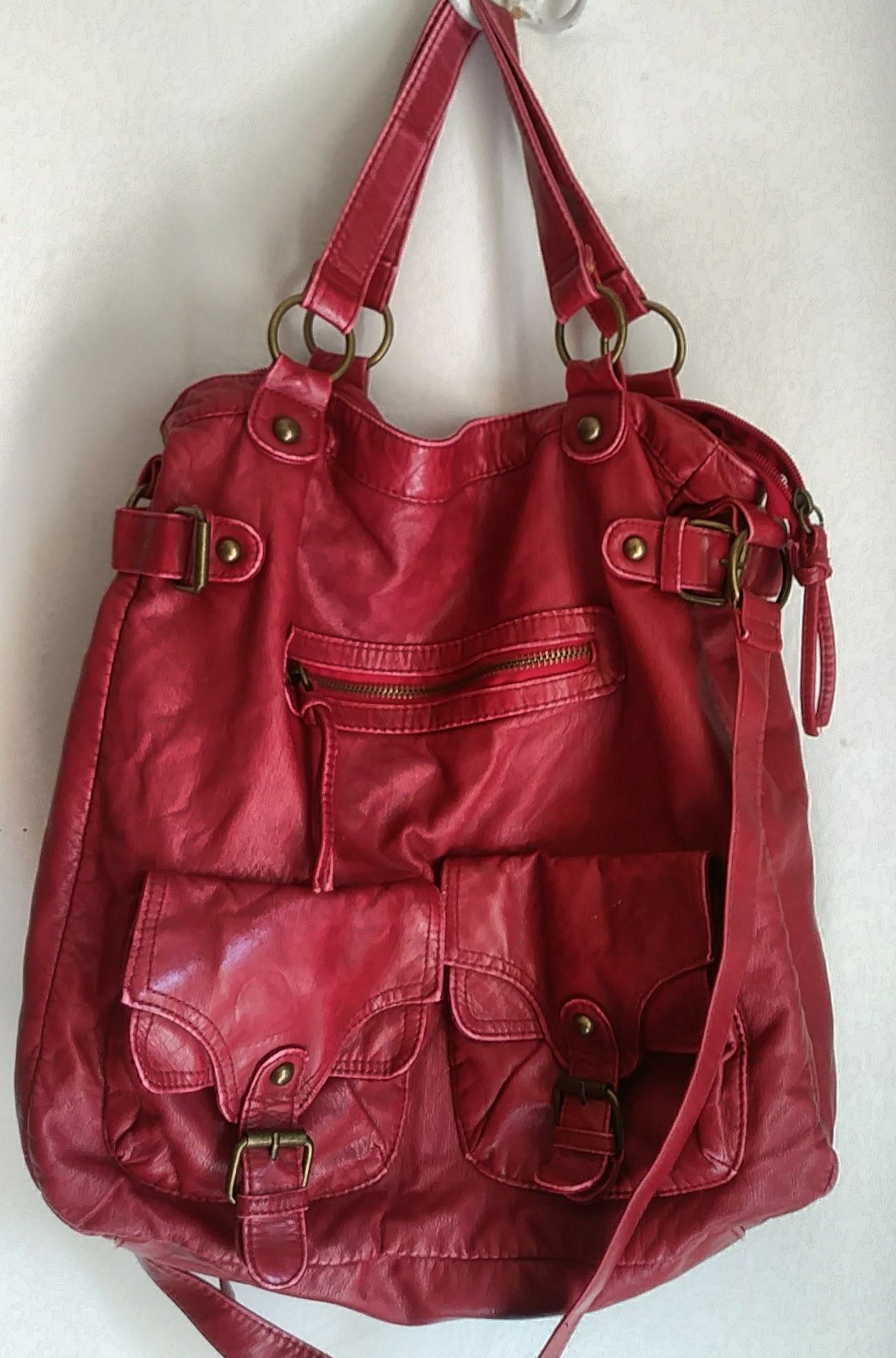 Charming Charlie Red Handbag Purse