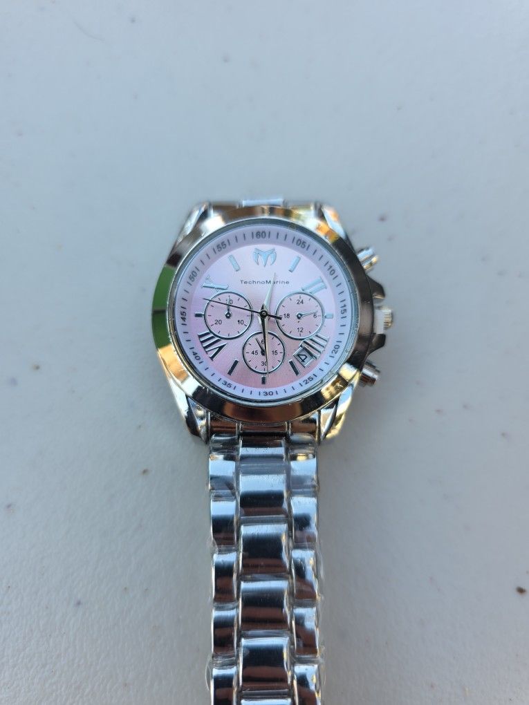 TechnoMarine Pink Watch