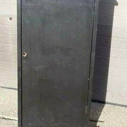 Vintage Record Cabinet refinished in Black