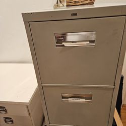 HON File Cabinet Metal Beige/Grey Great Cond
