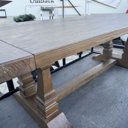 Farmhouse Solid Wood DINING TABLE 