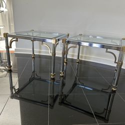 Two Mid Century Side Tables 