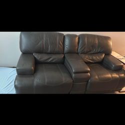 Lover Seat Couch Top Great Leather