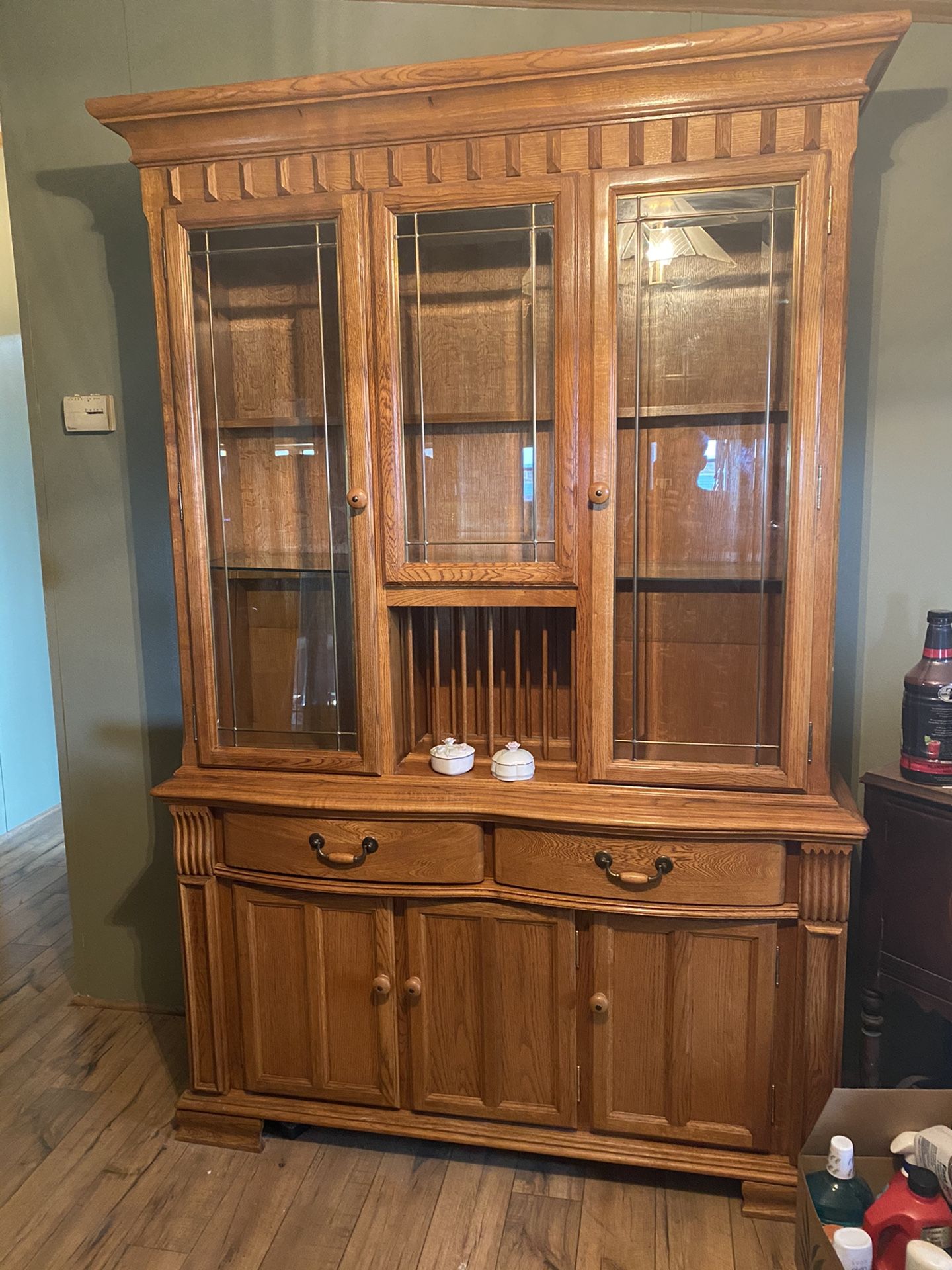 Lighted Buffet Cabinet