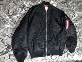 Smoker Rise Jacket with Logos (Men) Large