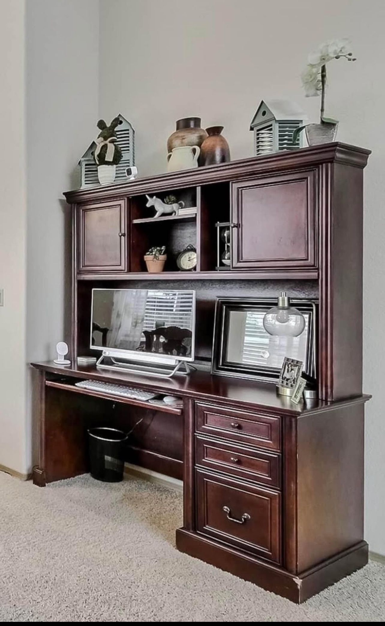 Office Table With Hutch