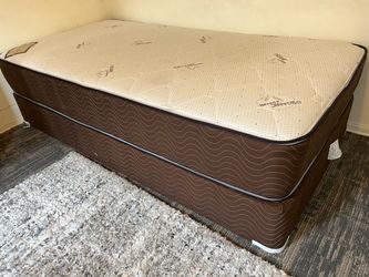 Organic Cotton Mattress with Box Spring