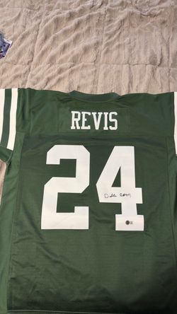 Darrelle Revis Signed NY Jets Mitchell & Ness Jersey – Beckett Authenticated
