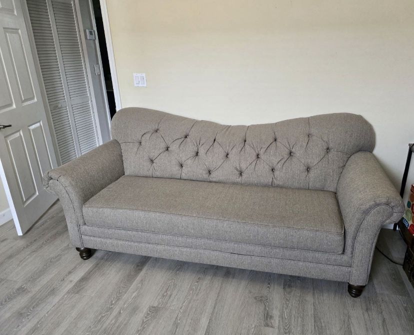 Elegant Gray Couch