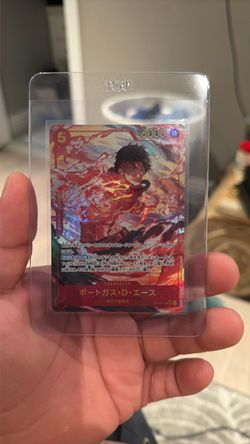 One Piece TCG Portgas D. Ace Holo Card OP16-118