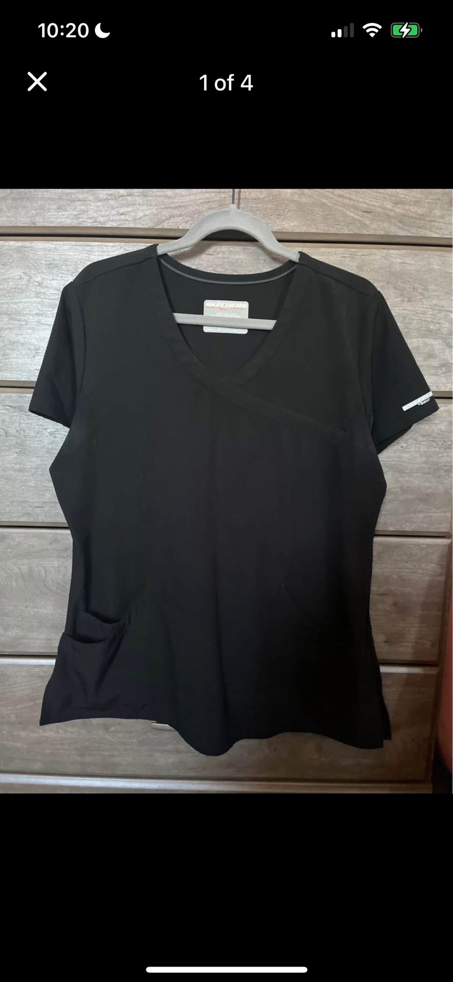 Sketchers Black Scrub Set