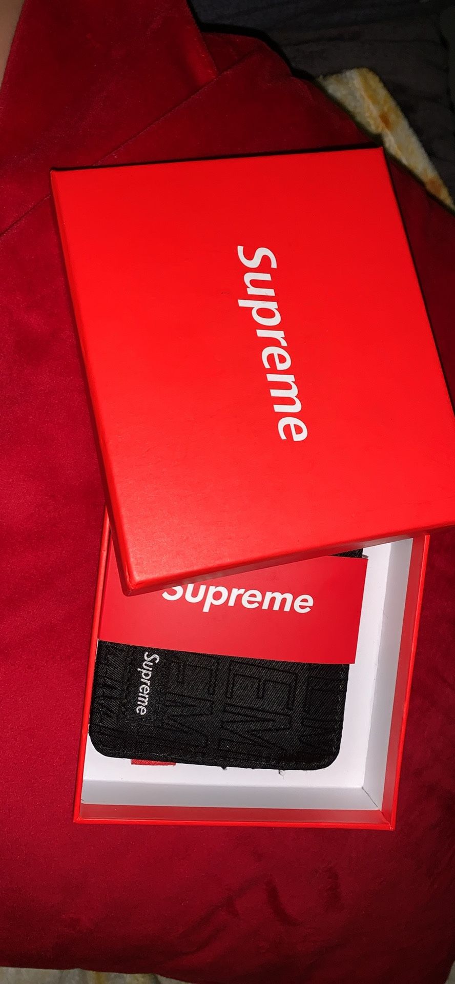 Supreme Wallet Never Used Brand New With Box