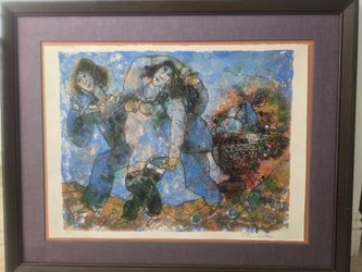 FOUR Rare Signed Lithographs Art Set Collection!